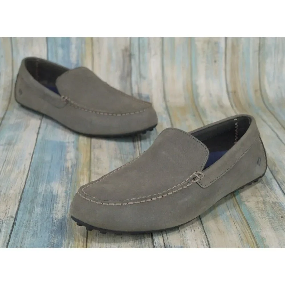 Sperry Hamilton II Men's Size 12 Driving Moccasins Loafer Venetian Grey STS21684